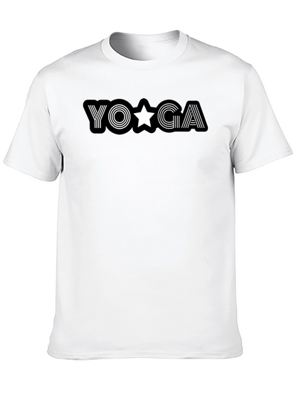 Camiseta Negra Yoga Estrella para Hombre