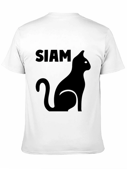 Camiseta Negra Siam Cat