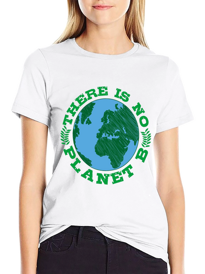 Camiseta Negra No hay Planeta B - Conciencia Ecológica