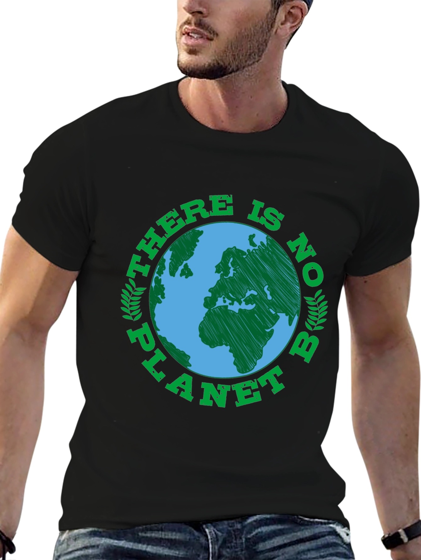 Camiseta Negra No hay Planeta B - Conciencia Ecológica