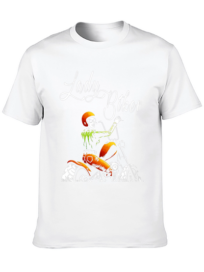 Camiseta Lady Biker para Amantes de las Motos