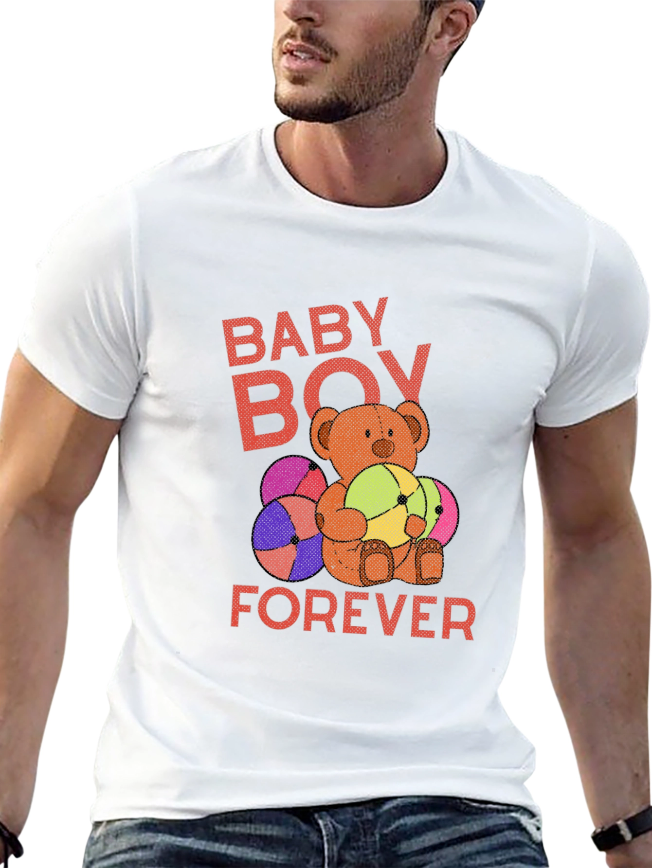 Camiseta Baby Boy Forever - Diseño Divertido