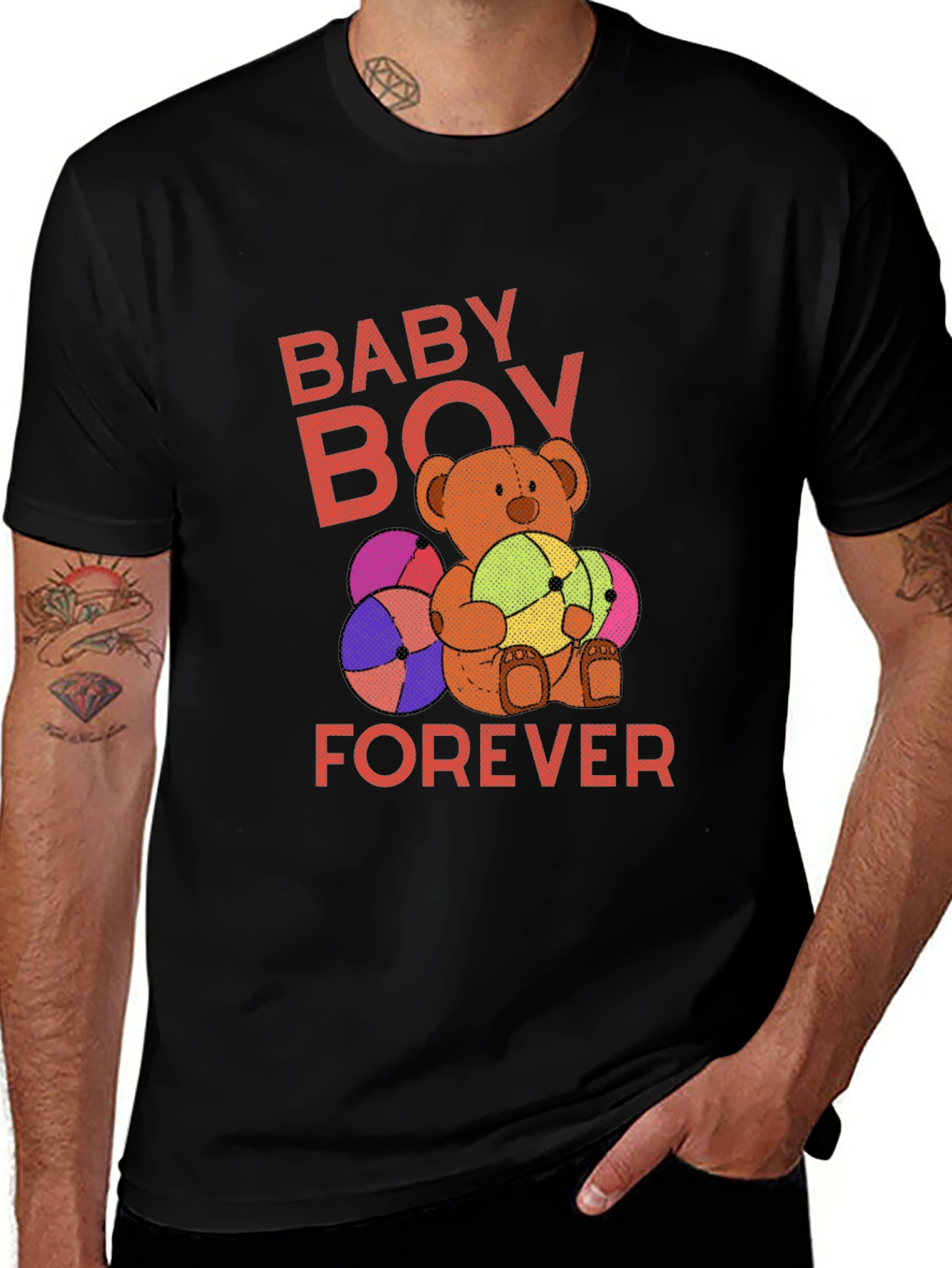 Camiseta Baby Boy Forever - Diseño Divertido