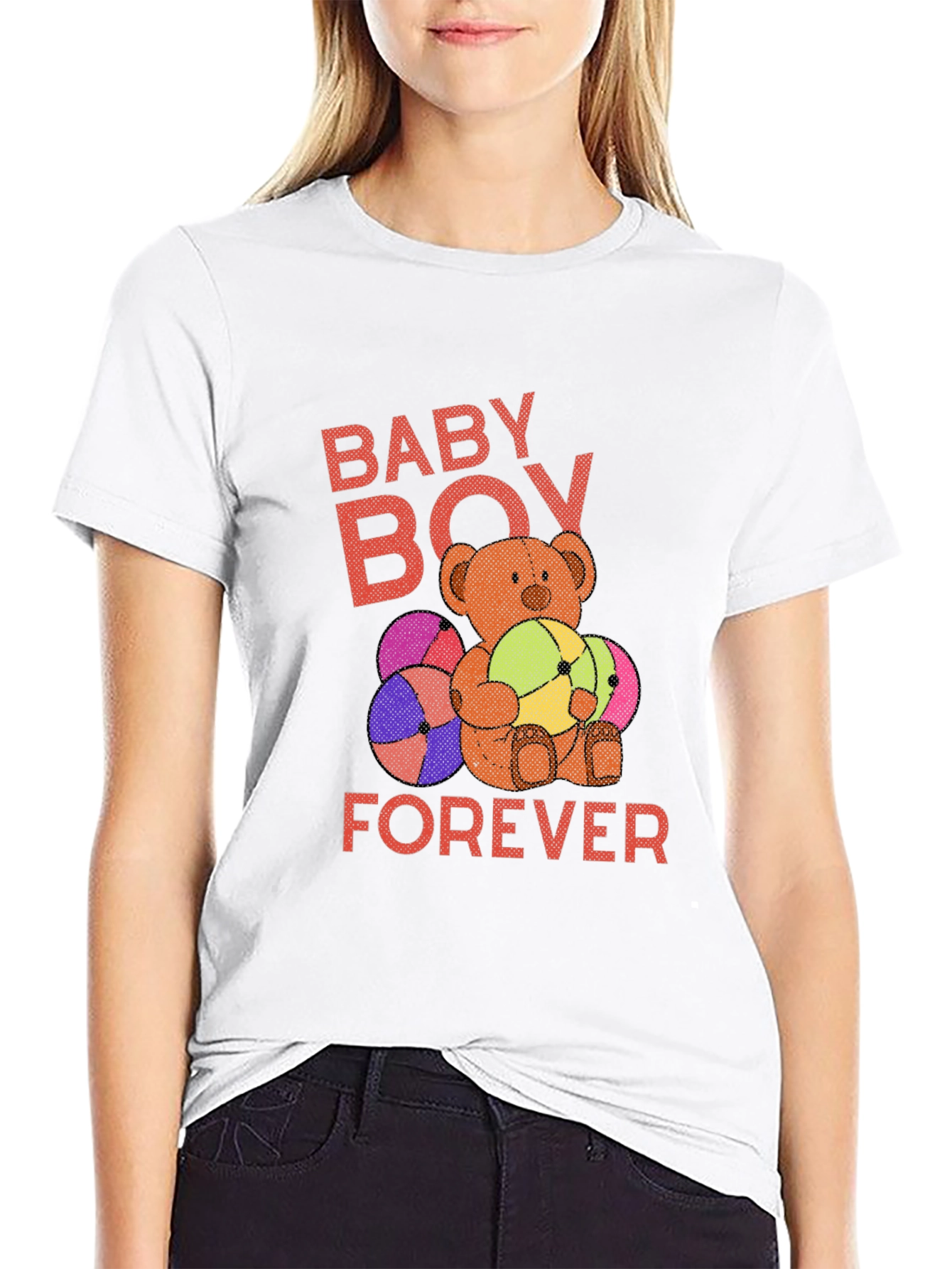 Camiseta Baby Boy Forever - Diseño Divertido