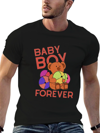 Camiseta Baby Boy Forever - Diseño Divertido