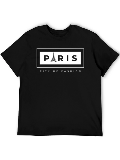 Camiseta Paris Ciudad de la Moda para Hombre