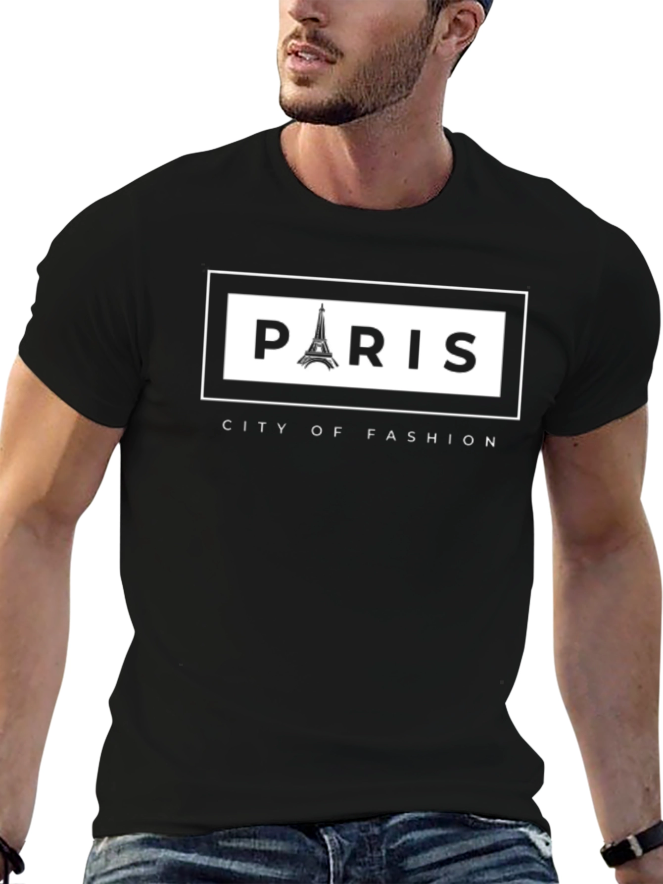 Camiseta Paris Ciudad de la Moda para Hombre