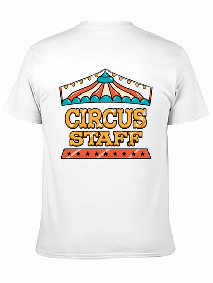 Camiseta Negra Circus Staff - Diseño Divertido