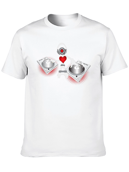 Camiseta Negra DJ Eiffel Love