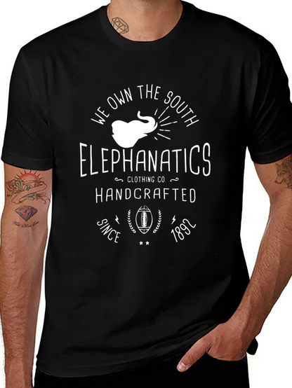 Camiseta Negra Elephanatics We Own the South