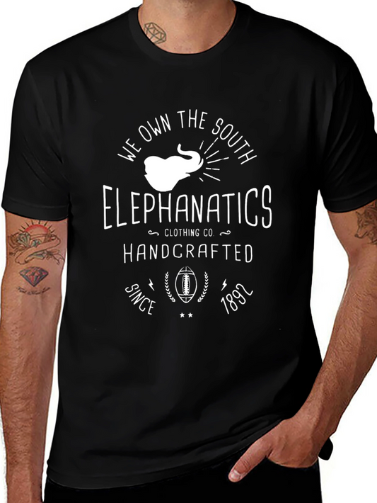 Camiseta Negra Elephanatics We Own the South