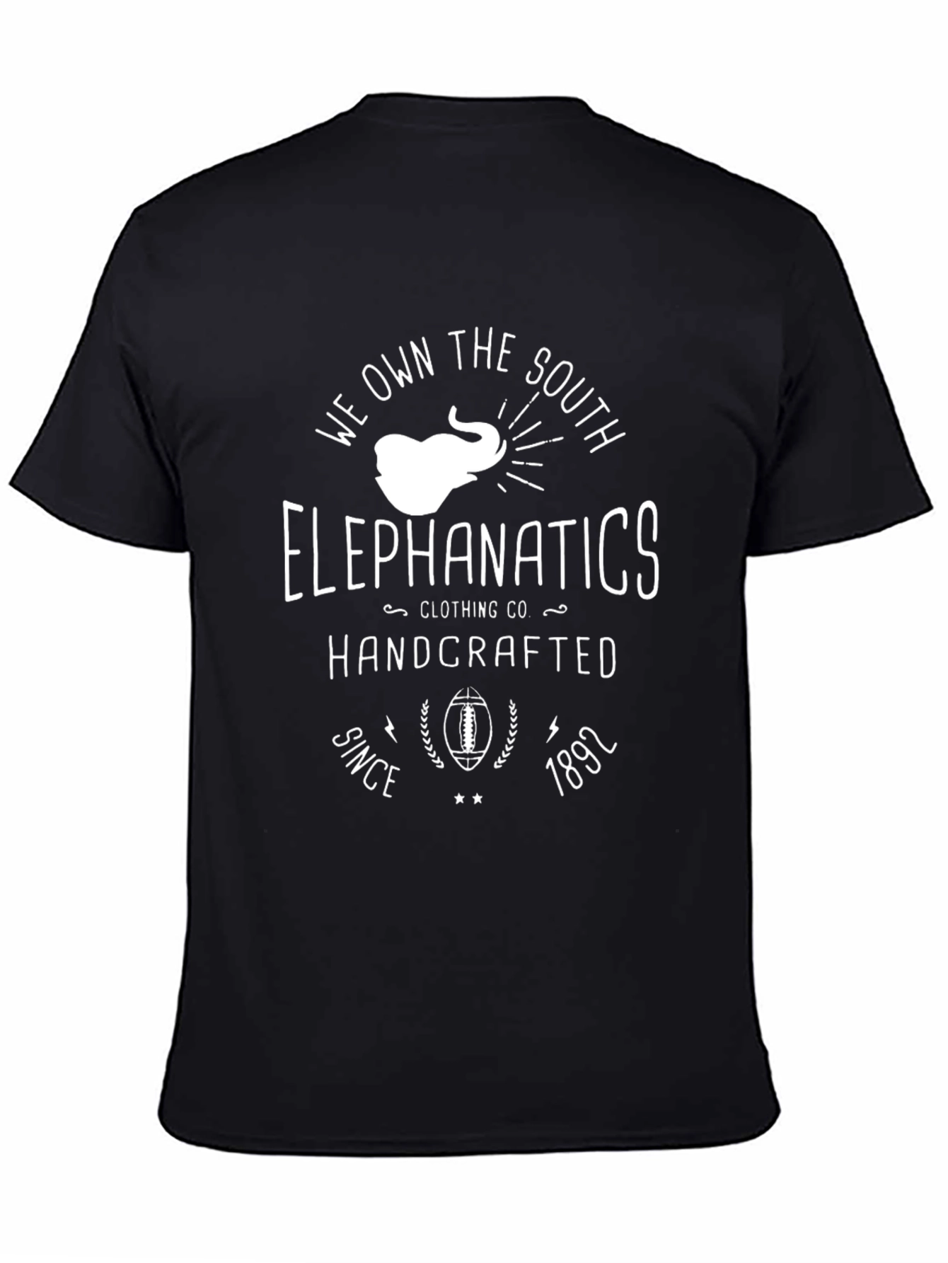 Camiseta Negra Elephanatics We Own the South