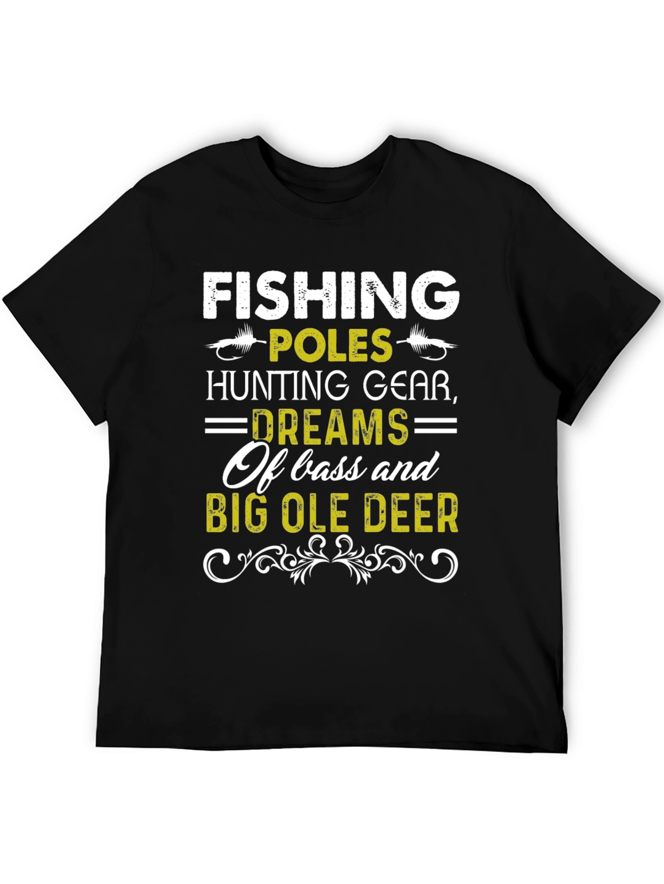 Camiseta Hombre Pesca Caza y Sueños