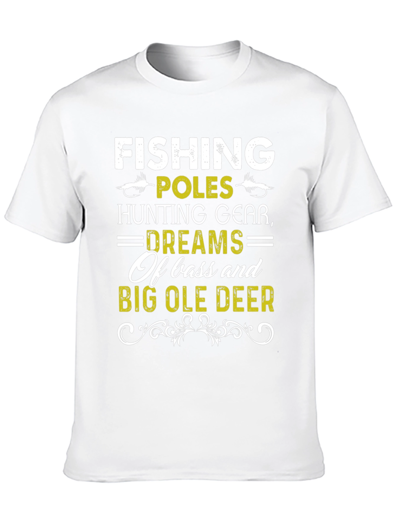 Camiseta Hombre Pesca Caza y Sueños