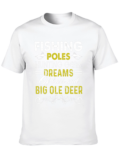 Camiseta Hombre Pesca Caza y Sueños