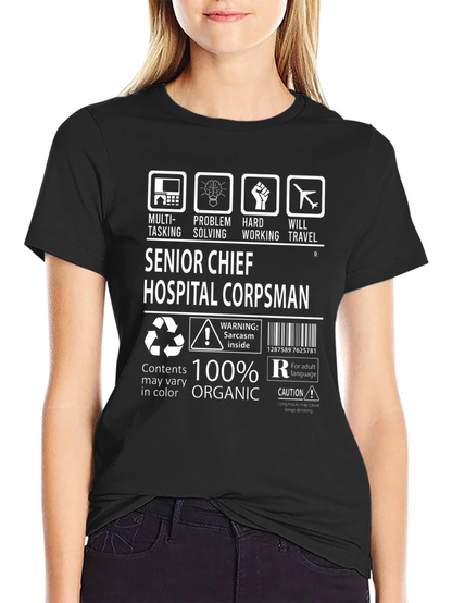 Camiseta Senior Chief Hospital Corpsman