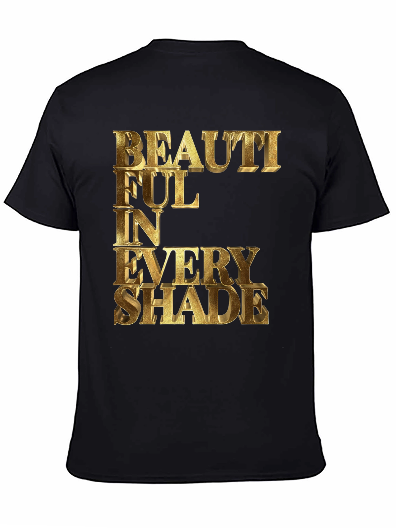 Camiseta Negra - Belleza en Cada Tono