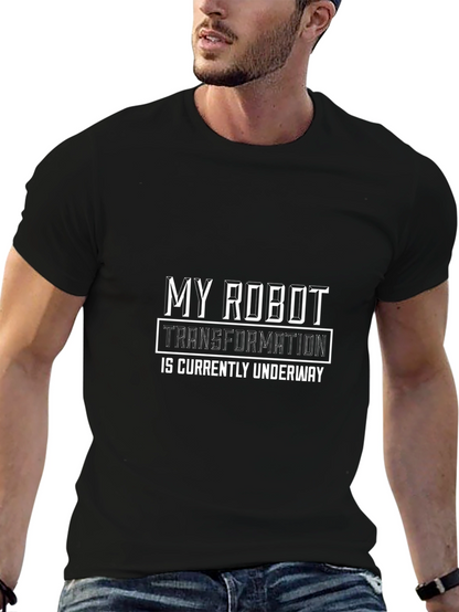 Camiseta Negra My Robot Transformation