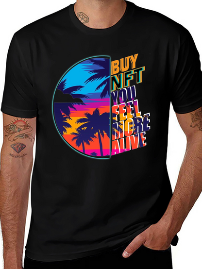 Camiseta Buy NFT Feel More Alive