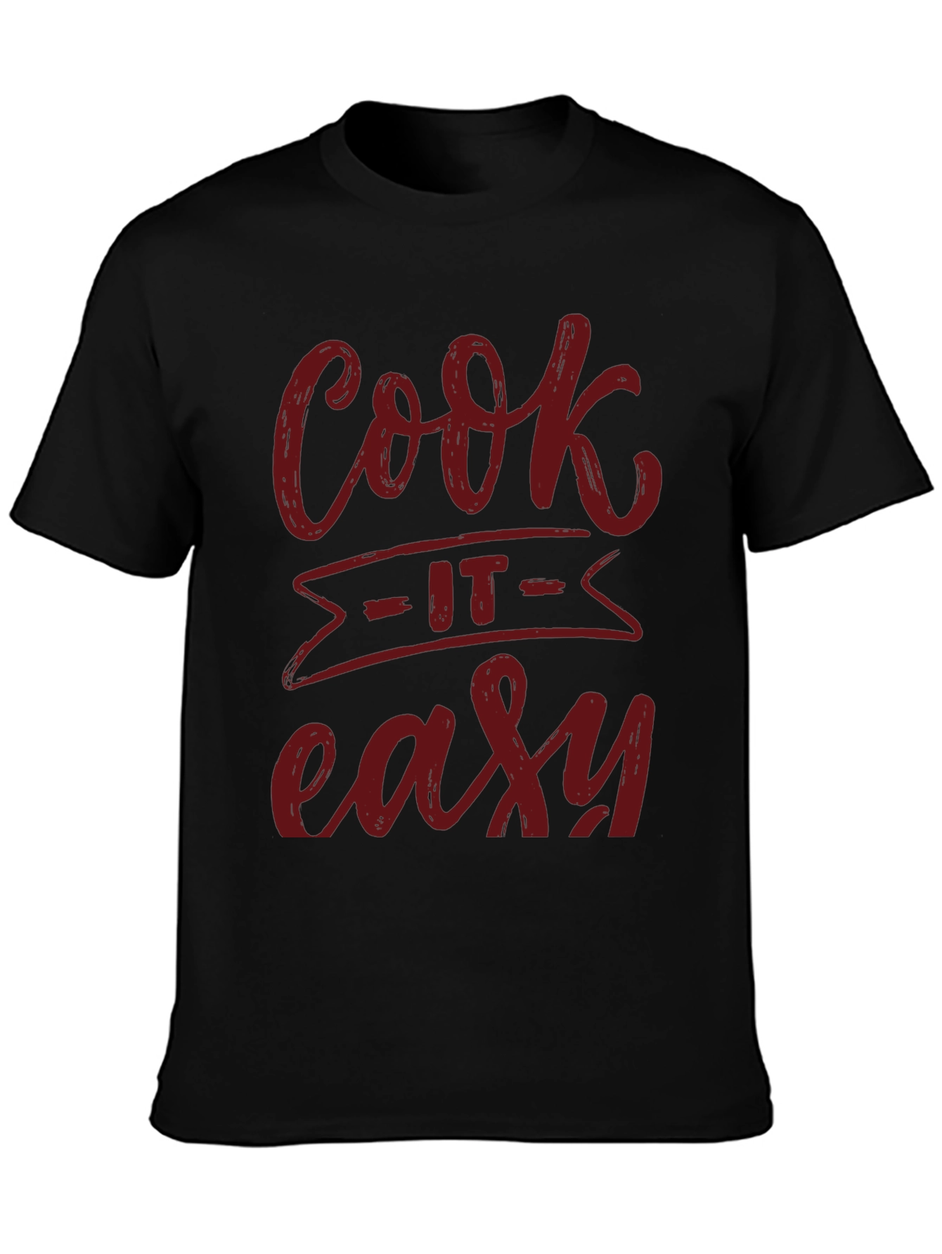 Camiseta Negra Cook It Easy