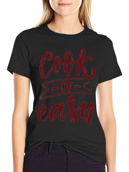 Camiseta Negra Cook It Easy