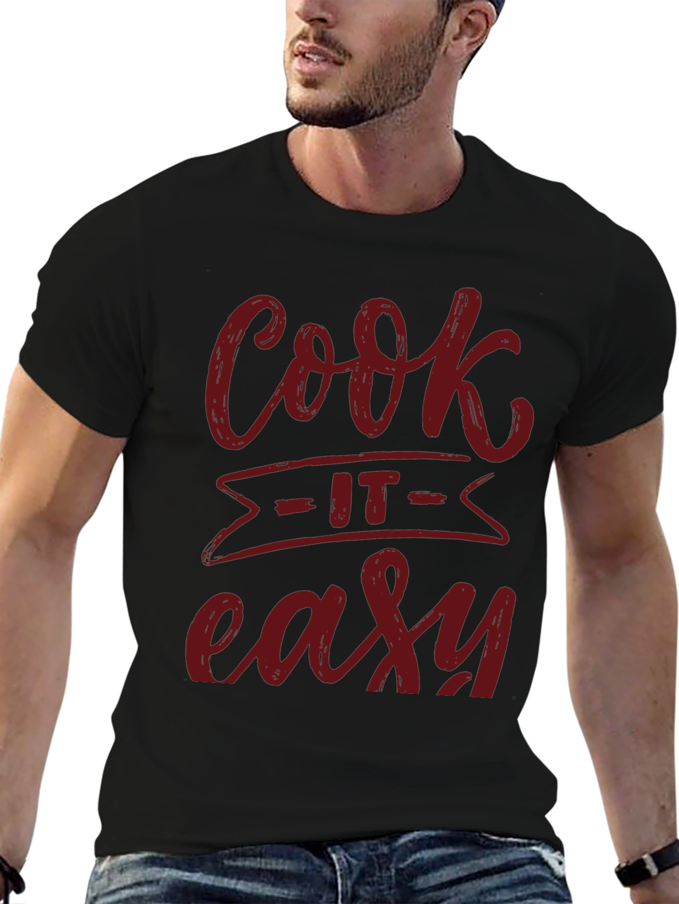 Camiseta Negra Cook It Easy