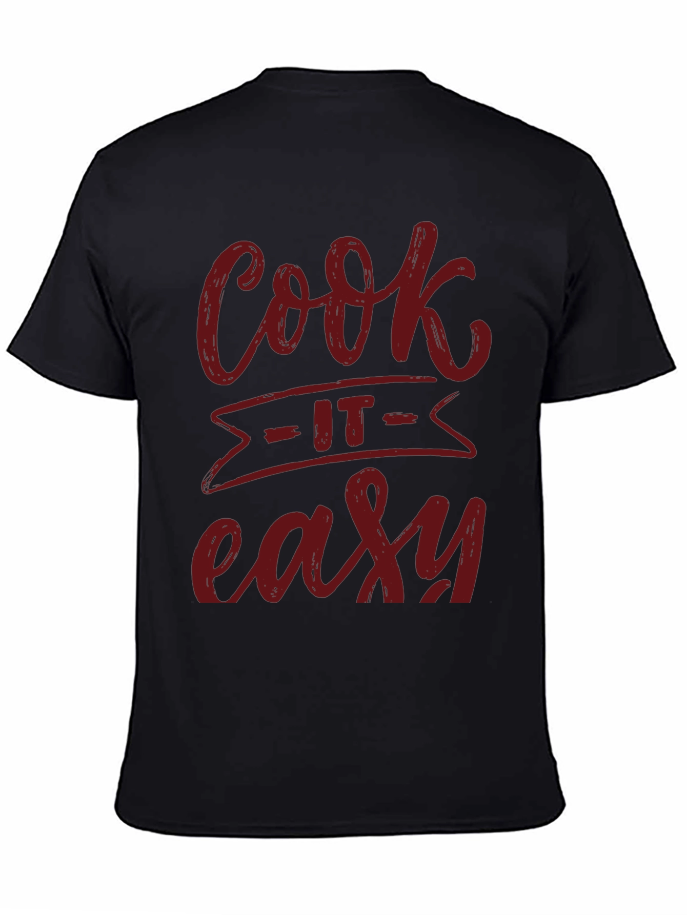 Camiseta Negra Cook It Easy