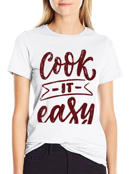 Camiseta Negra Cook It Easy