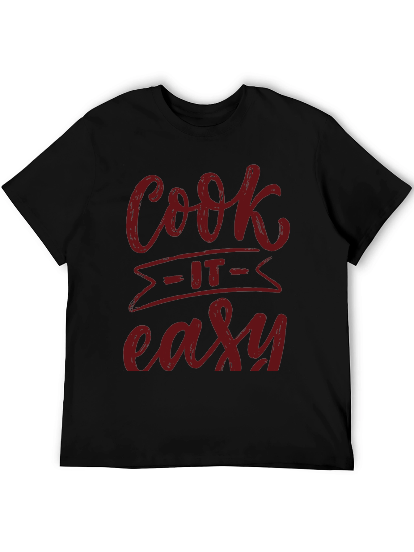 Camiseta Negra Cook It Easy
