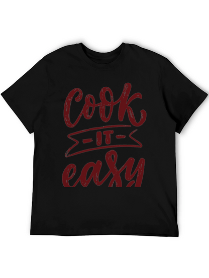 Camiseta Negra Cook It Easy