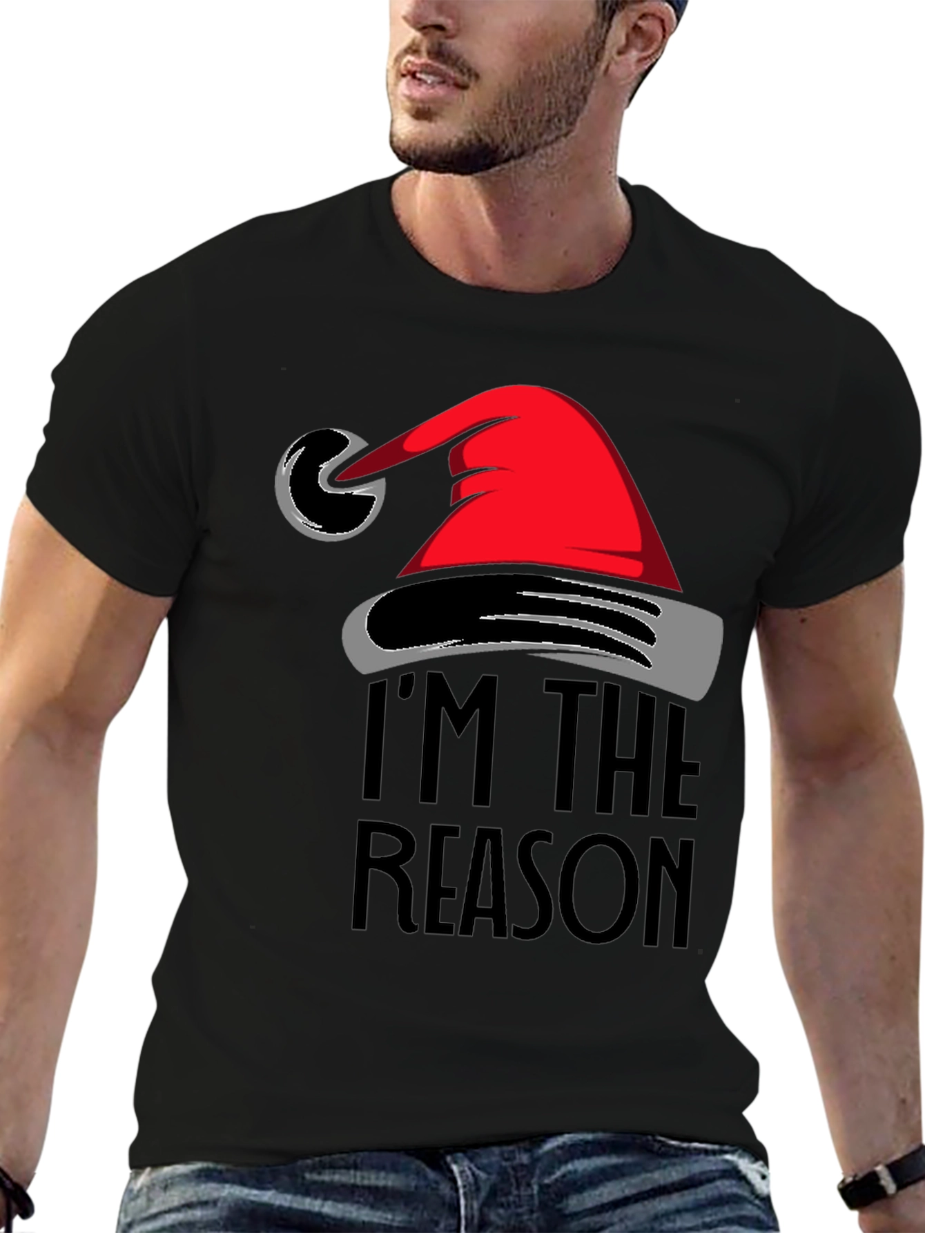 Camiseta Navideña: Soy la razón de la Navidad