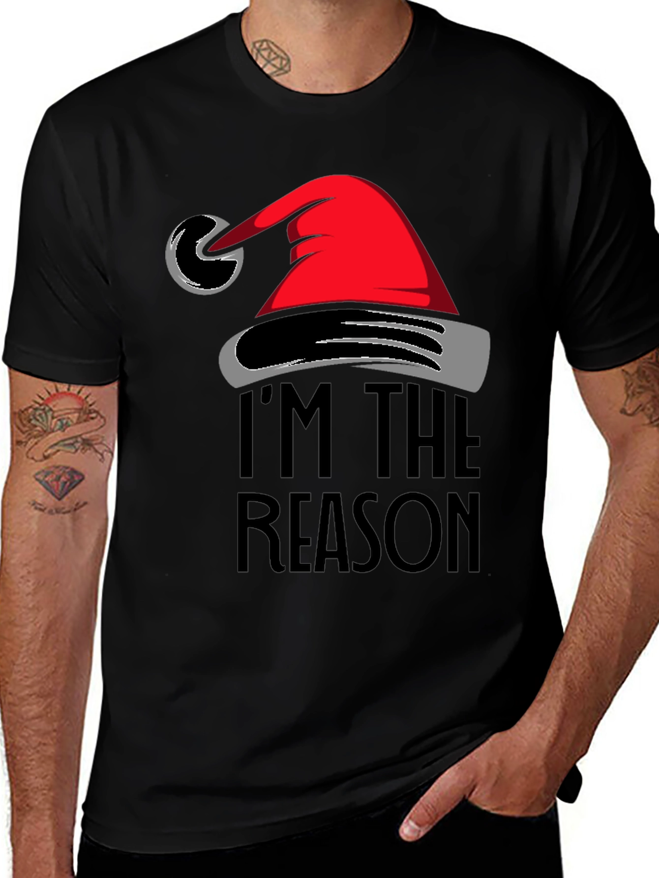 Camiseta Navideña: Soy la razón de la Navidad