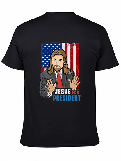 Camiseta Jesus Presidente USA - Moda Religiosa