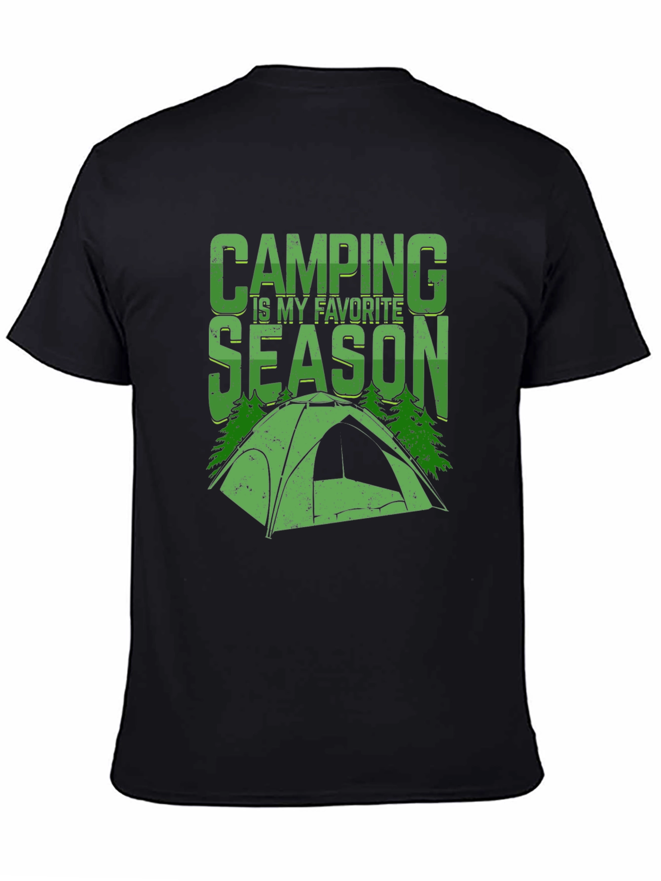 Camiseta Negra Camping is my Favorite Season