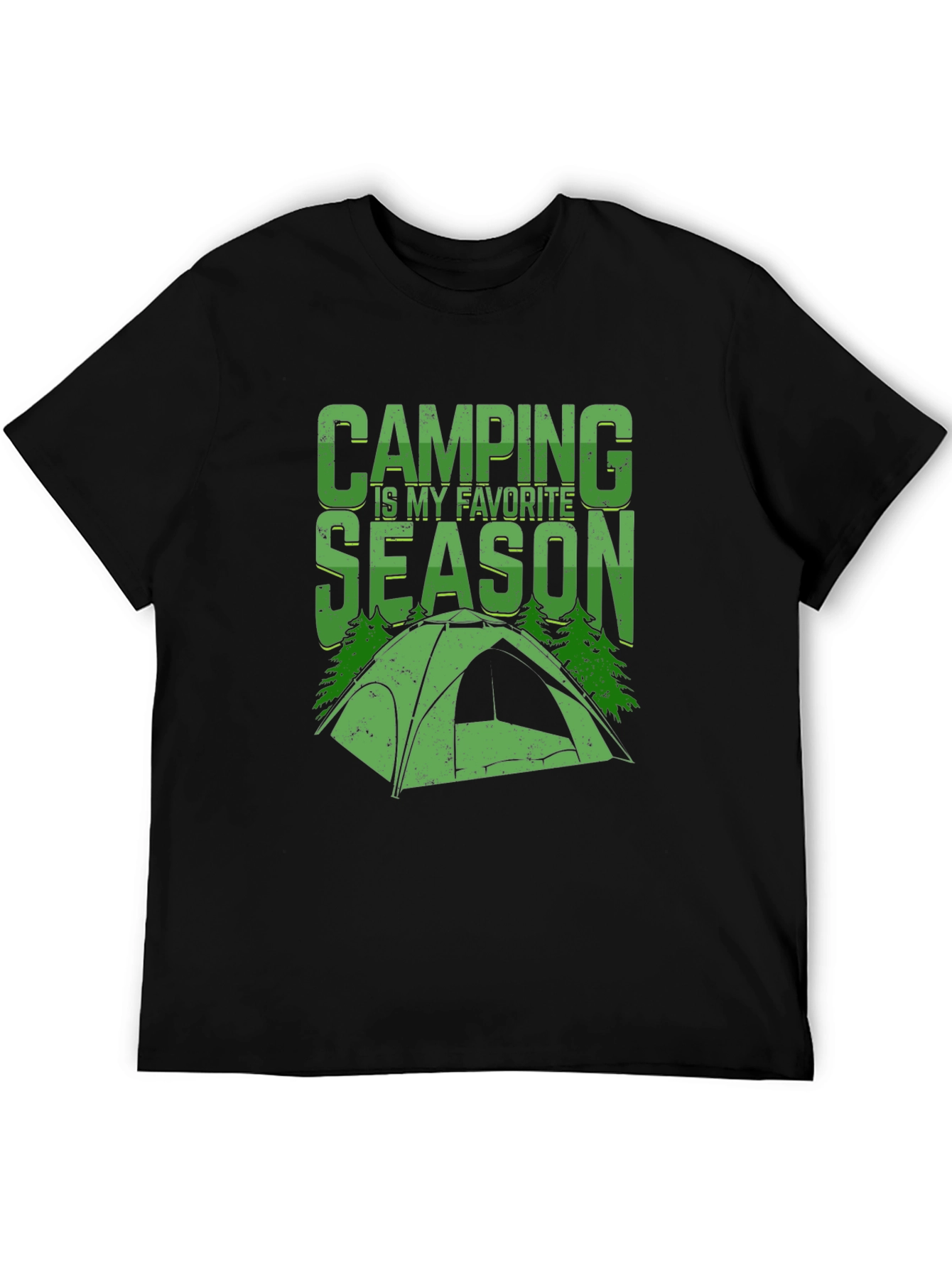 Camiseta Negra Camping is my Favorite Season
