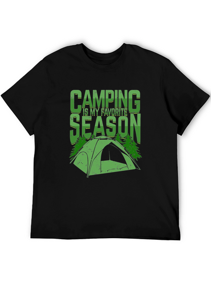 Camiseta Negra Camping is my Favorite Season