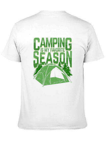 Camiseta Negra Camping is my Favorite Season