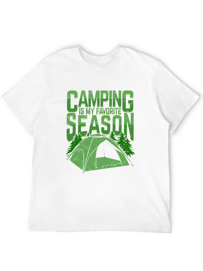 Camiseta Negra Camping is my Favorite Season
