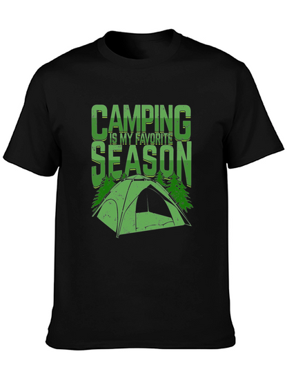 Camiseta Negra Camping is my Favorite Season