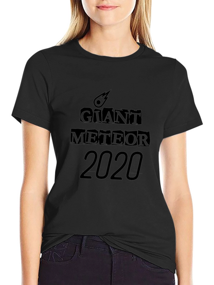 Camiseta Negra Meteoro Gigante 2020