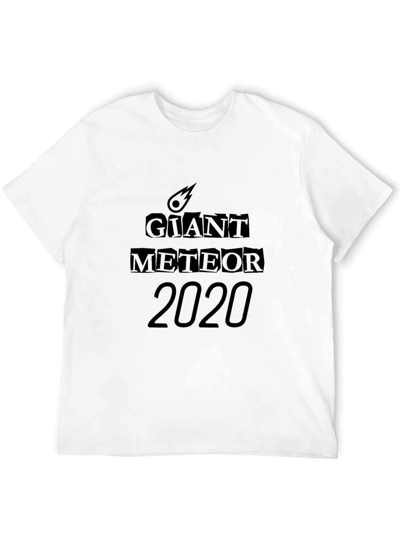 Camiseta Negra Meteoro Gigante 2020