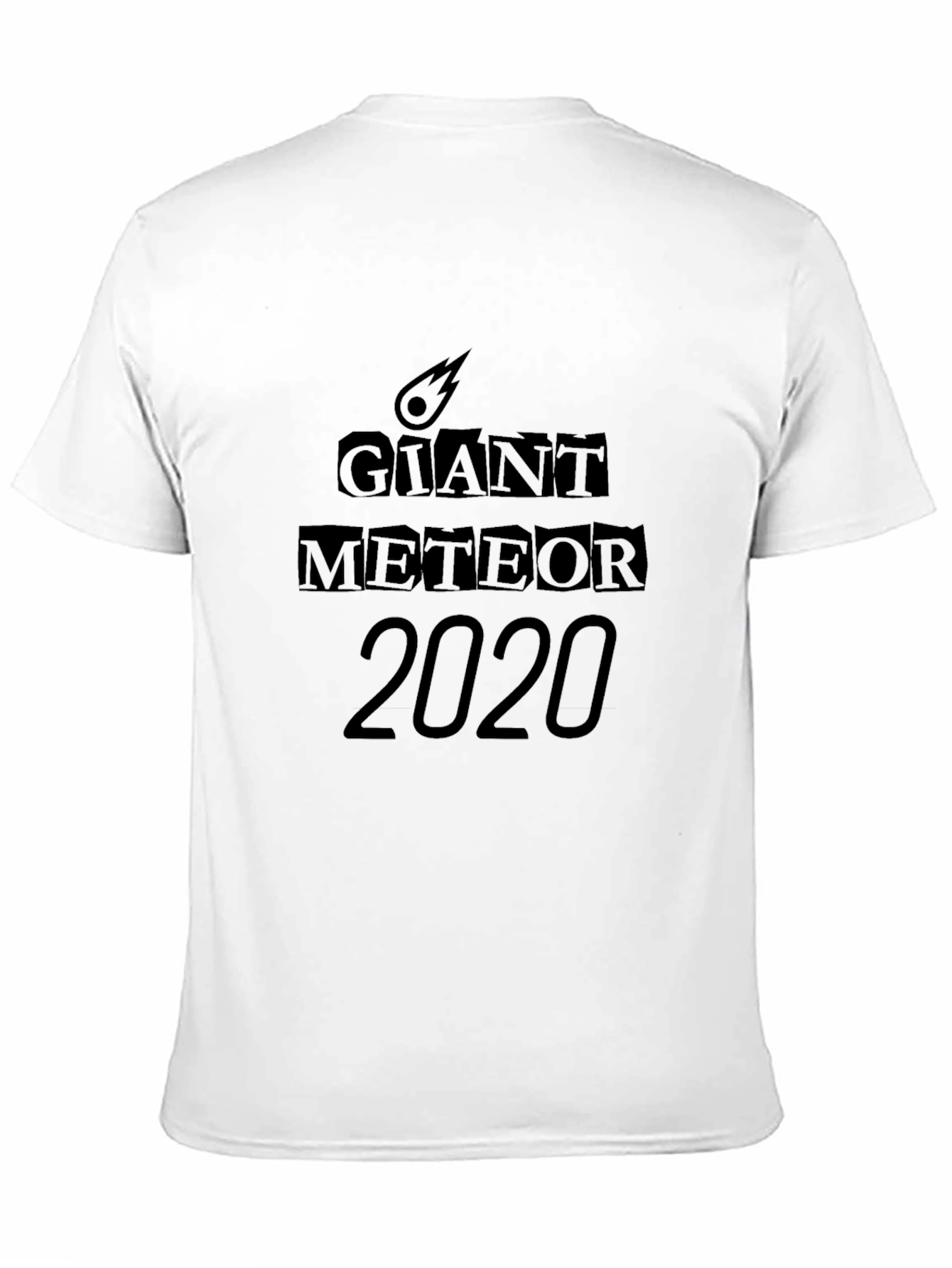 Camiseta Negra Meteoro Gigante 2020
