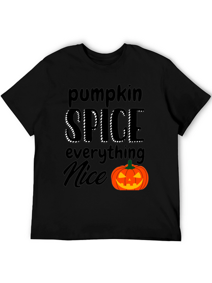 Camiseta Negra - Pumpkin Spice Everything Nice