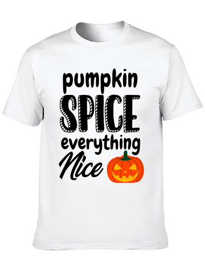 Camiseta Negra - Pumpkin Spice Everything Nice