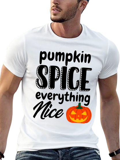 Camiseta Negra - Pumpkin Spice Everything Nice