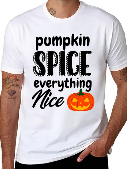 Camiseta Negra - Pumpkin Spice Everything Nice