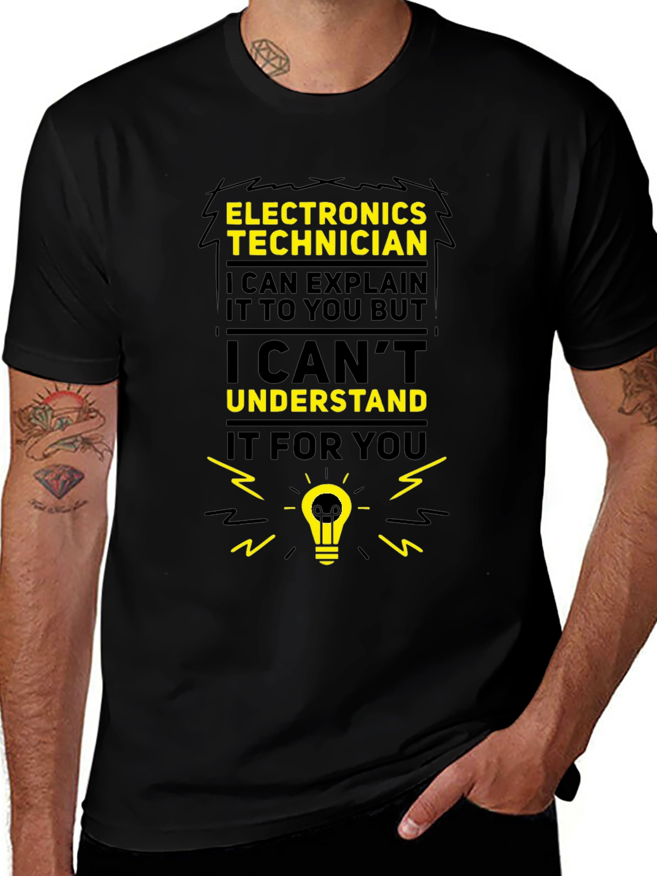 Camiseta Electrónica Técnico - Explicar pero no entender