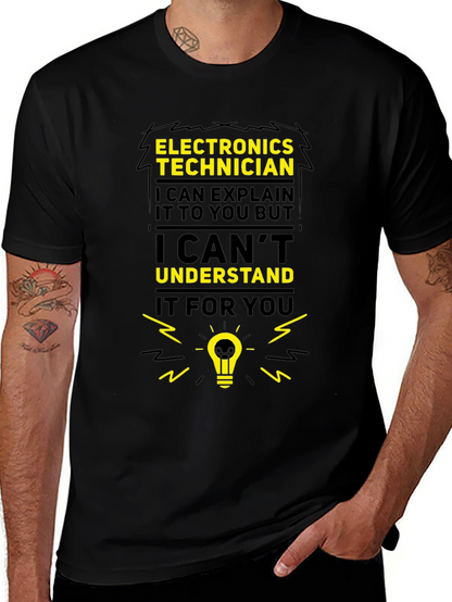 Camiseta Electrónica Técnico - Explicar pero no entender