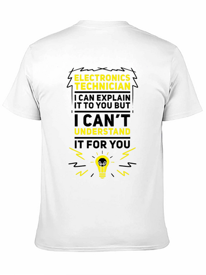Camiseta Electrónica Técnico - Explicar pero no entender