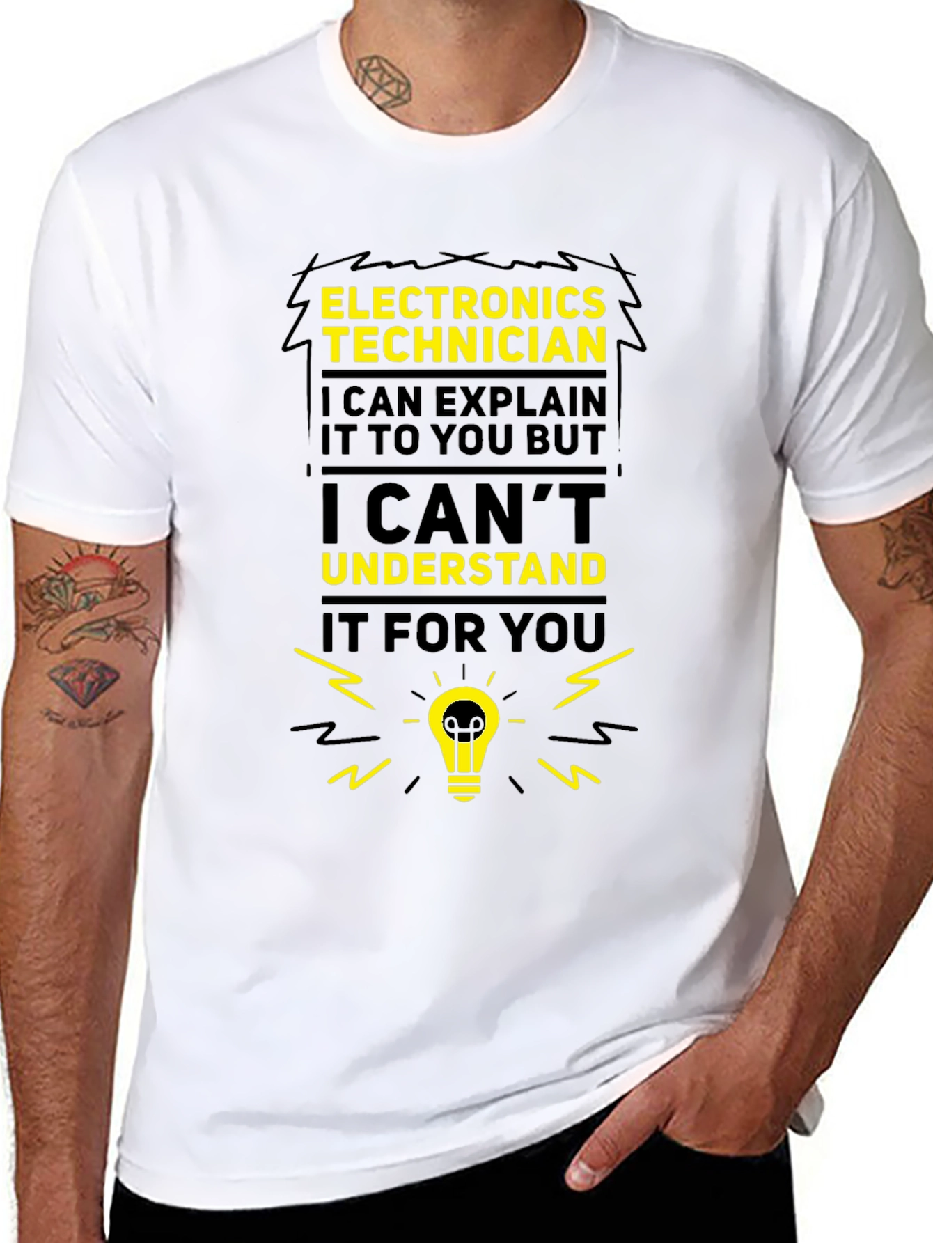 Camiseta Electrónica Técnico - Explicar pero no entender